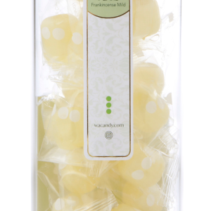 Frankincense Candy - Pearl - Glass Wood Lid Frankincense Candy - Pearl - Glass Wood Lid